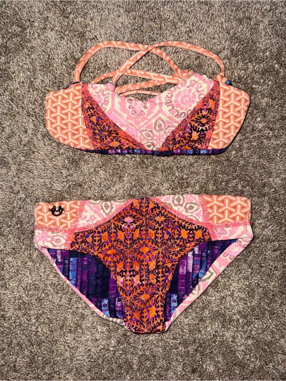 Maaji Girls Reversible Patterned Swim Bikini